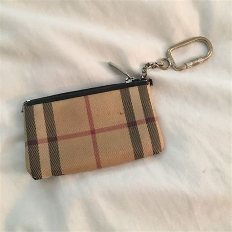 burberry coin purse keyring|burberry heart keychain.